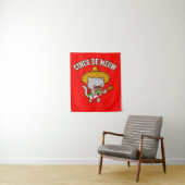 Cinco de Mayo Party Tapestry: CINCO DE MEOW Cat Wandteppich (Beispiel)