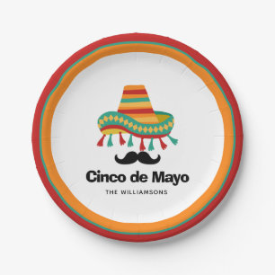 Cinco de Mayo Personalisiert Pappteller