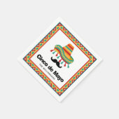 Cinco de Mayo Personalisiert Serviette (Ecke)