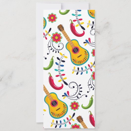 Cinco de Mayo Pinata Party Einladung (Rückseite)