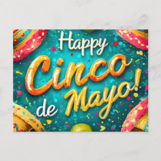 Cinco de Mayo Postcard Feiertagspostkarte