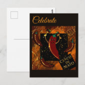 Cinco de Mayo Postkarte (Vorne/Hinten)