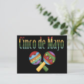 Cinco de Mayo Postkarte (Stehend Vorderseite)