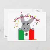 Cinco de mayo postkarte (Vorne/Hinten)