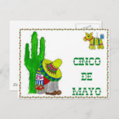 CINCO DE MAYO POSTKARTE (Vorne/Hinten)