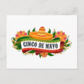 Cinco de Mayo! Postkarte (Vorderseite)