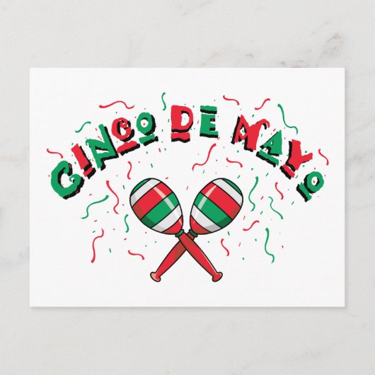 Cinco de Mayo Postkarte (Vorderseite)