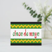 cinco de mayo postkarte (Stehend Vorderseite)