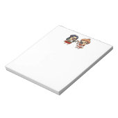 Cinco De Mayo Pugs Notepad Notizblock (Rotiert)
