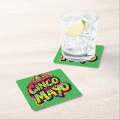 Cinco De Mayo Rechteckiger Pappuntersetzer (Vor Ort)