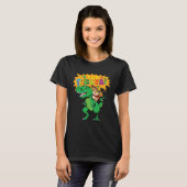 Cinco de Mayo Rex Dinosaur and Cats T-Shirt (Vorne ganz)