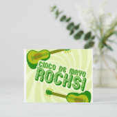 Cinco de Mayo Rocks! Karte (Stehend Vorderseite)