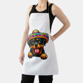 Cinco de Mayo Rottweiler Mexiko Feier Schürze (InSitu)