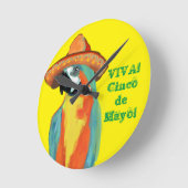CINCO DE MAYO RUNDE WANDUHR (Winkel)