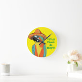 CINCO DE MAYO RUNDE WANDUHR (Zuhause)