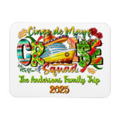 Cinco De Mayo Schifffahrt Shirt Individuelle Name  Magnet (Horizontal)