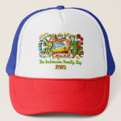 Cinco De Mayo Schifffahrt Shirt Individuelle Name Truckerkappe (Vorderseite)