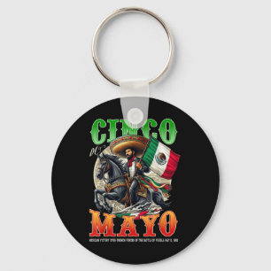 Cinco de Mayo Schlacht von Puebla 1862 Mexikanisch Schlüsselanhänger