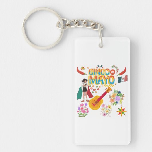 Cinco De Mayo Schlüsselanhänger (Vorderseite)
