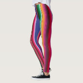 Cinco de Mayo Serape Blanket Muster NAME Leggings (Links)