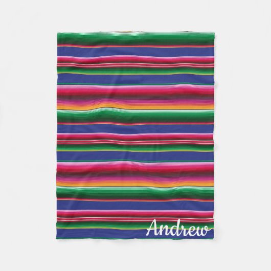 Cinco de Mayo Serape Lap Blanket für Rollstuhl Fleecedecke (Vorderseite)