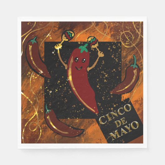 Cinco de Mayo Serviette (Vorderseite)