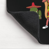 Cinco De Mayo Shirt Hot Dog Cactus Dancing Mousepad (Ecke)
