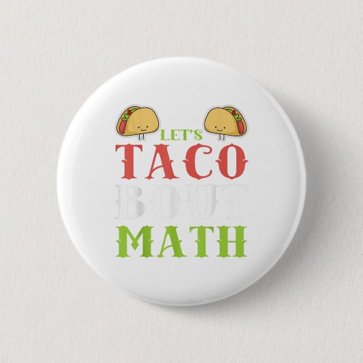 Cinco De Mayo Shirt Mathematik Dozentin Math Team  Button (Vorderseite)