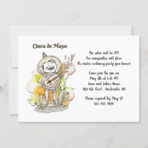Cinco de Mayo Singer Einladung