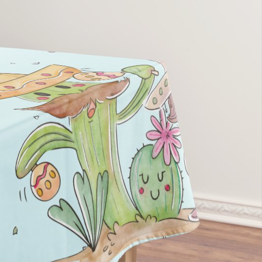 Cinco de Mayo Singing Cactus und Pepper Mariachis Tischdecke (Beispiel)