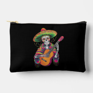 Cinco De Mayo Skelett-Totenkopf-Fest-Gitarre Zubehörtasche