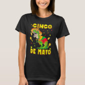 Cinco De Mayo Sombrero Tacosaurus T-Rex Dinosaur L T-Shirt (Vorderseite)