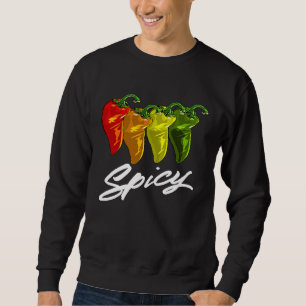 Cinco De Mayo Spicy Chili Pepper Sweatshirt