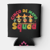 Cinco De Mayo Squad Avocado, Funny Cinco De Mayo Dosenkühler (Vorderseite)