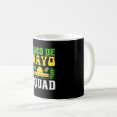 Cinco De Mayo squad in Shirt Kaffeetasse (VorderseiteRechts)