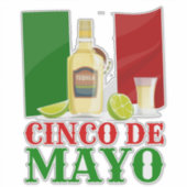 Cinco De Mayo Sticker (Vorderseite)