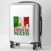 Cinco De Mayo Sticker (Koffer)