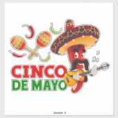 Cinco De Mayo Sticker (Blatt)