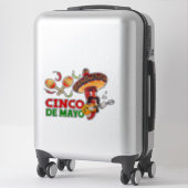 Cinco De Mayo Sticker (Koffer)