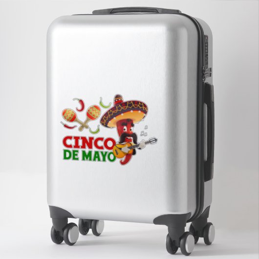 Cinco De Mayo Sticker (Koffer)