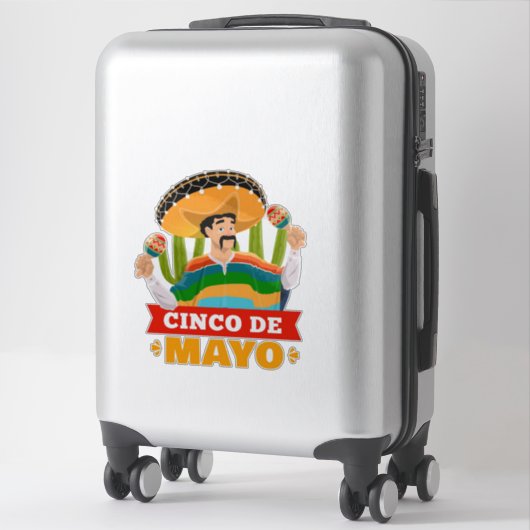 Cinco De Mayo Sticker (Koffer)