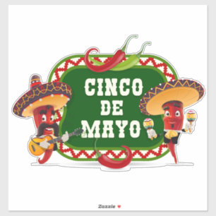 Cinco De Mayo Sticker