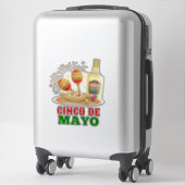 Cinco De Mayo Sticker (Koffer)
