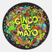 Cinco de Mayo Sticker (Vorderseite)