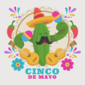 Cinco De Mayo Sticker (Vorderseite)