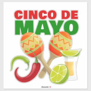 Cinco De Mayo Sticker