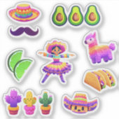 Cinco de Mayo Sticker Set (Vorderseite)