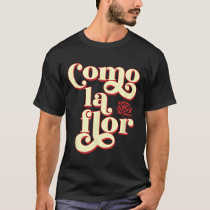 Cinco De Mayo Stil Como La Flor Cumbia Schwarzer M T-Shirt