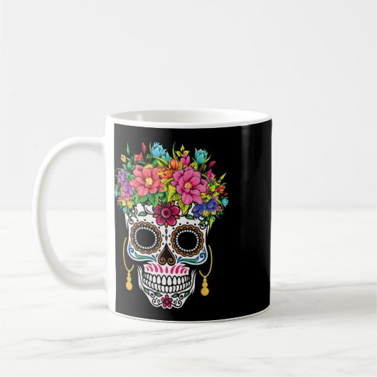 Cinco De Mayo Sugar Skull Dia De Los Muertos Day O Kaffeetasse (Links)