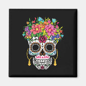 Cinco De Mayo Sugar Skull Dia De Los Muertos Day O Magnet (Vorne)